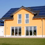 Immobilienfoto Haus mit Solardach