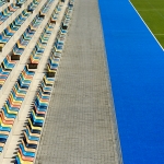 Hockey Stadion, abstrakte Fotografie